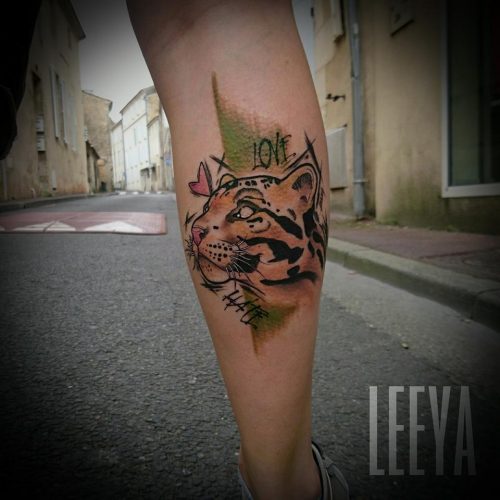 Leeya - Tatouage - Félin